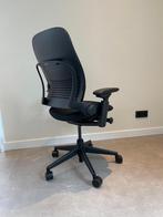 Refurbished Steelcase Leap V2 bureaustoel, als nieuw!, Huis en Inrichting, Verzenden, Zwart, Zo goed als nieuw, Bureaustoel