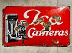 Emaille bord - ICA Camera Zeiss Reclame emaille bord -