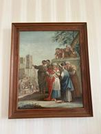 Europese school (XVIII-XIX) - Bouw tempel Jeruzalem, koning, Antiek en Kunst