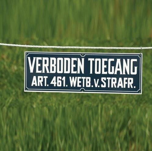 Koltec VERBODEN TOEGANG BORDJE, Dieren en Toebehoren, Overige Dieren-accessoires, Nieuw