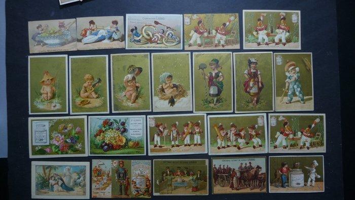 Liebig uitzonderlijk lot van 250 chromos met zeldzame, Collections, Collections Autre
