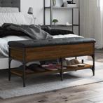 vidaXL Schoenenbank 102x42x45 cm bewerkt hout sonoma, Verzenden, Nieuw