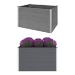 vidaXL Plantenbak verhoogd 150x100x91 cm HKC grijs, Verzenden, Nieuw
