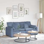 vidaXL Modulaire bank met kussens blauw, Huis en Inrichting, Zetels | Voetbanken en poefs, Verzenden, Nieuw