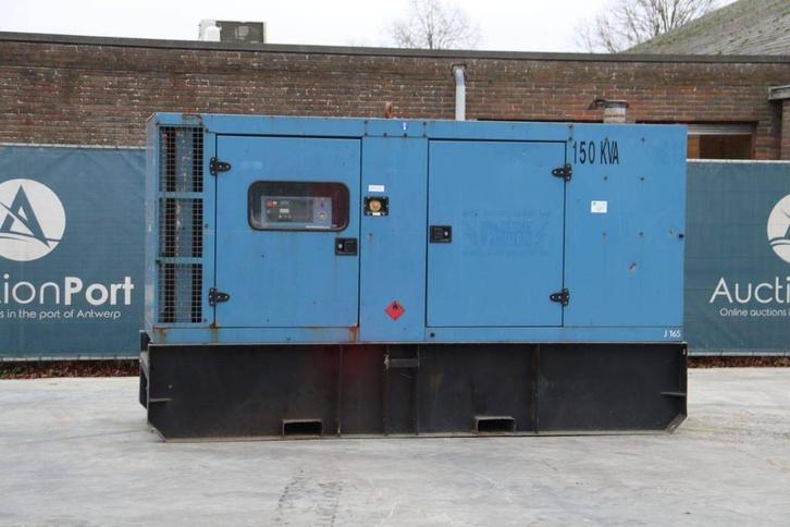 Veiling: Generator SDMO Diesel 150kVA, Zakelijke goederen, Machines en Bouw | Aggregaten, Ophalen