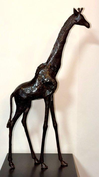 Abdoulaye Derme - sculptuur, Grande Girafe - 63 cm - 63 cm -, Antiek en Kunst, Curiosa en Brocante