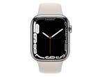 Apple Watch Series 7 - 45mm Cellular Roestvrij Staal - GPS, Verzenden, Zo goed als nieuw, Apple