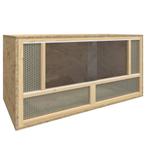 vidaXL Terrarium 80x40x40 cm bewerkt hout, Verzenden
