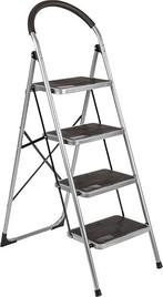 NIEUW - Trapladder Staal KING - 4 brede treden, Nieuw, Verzenden