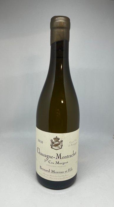 2018 Bernard Moreau at Fils Chassagne Montrachet “Morgeot“ -, Verzamelen, Wijnen