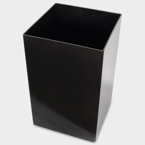 Vierkante prullenbak Segmenti kartell, zwart, 40 x 25 cm..., Huis en Inrichting, Woonaccessoires | Prullenbakken, Gebruikt, Ophalen of Verzenden