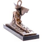 Figure - Bronzefigur Leda und Schwan nach A.Gennarelli -