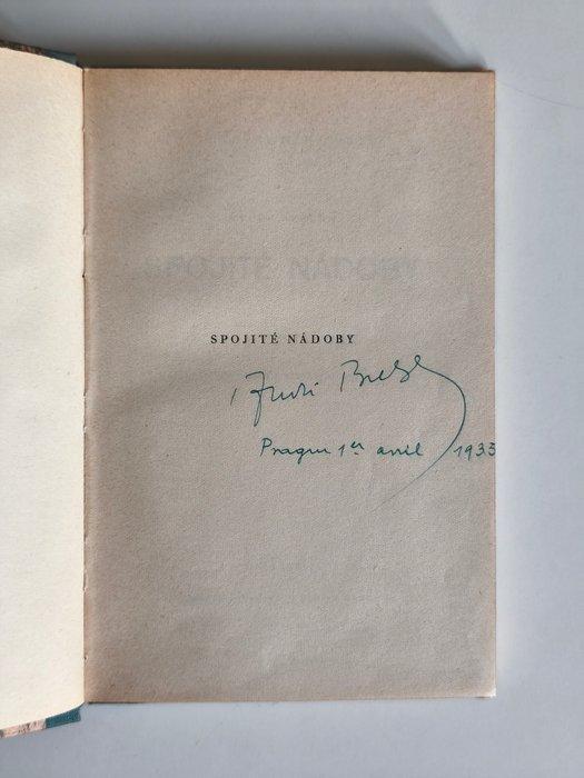 Signed, André Breton - Spojité nádoby - 1934, Antiek en Kunst, Antiek | Boeken en Manuscripten