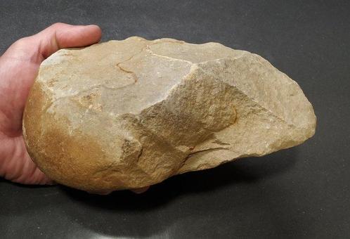 Paléolithique quartzite Hachette - 215 mm, Antiek en Kunst, Antiek | Overige Antiek