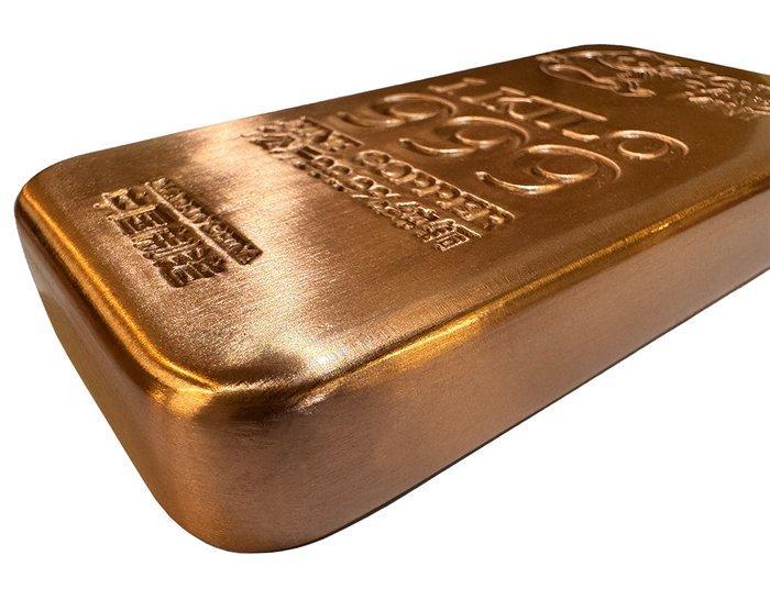 Panda Mint - Bar - Koper - 1 kg 999,9 fijne koper, Postzegels en Munten, Edelmetalen en Baren