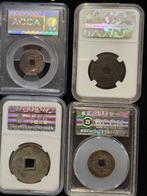China. Cash coins Lot of 4 caoins, incl. 10 cash Chongning