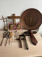 Objets religieux et spirituels (37) - Cuivre, Bois, Métal,, Antiquités & Art