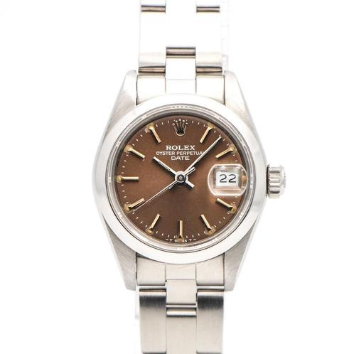 Rolex Oyster Perpetual Lady Date 26 69160 uit 1989, Handtassen en Accessoires, Horloges | Dames, Verzenden