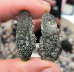 Moldavieten uit Chlum, Zuid-Bohemen - Hoogte: 36 mm -, Verzamelen, Mineralen en Fossielen