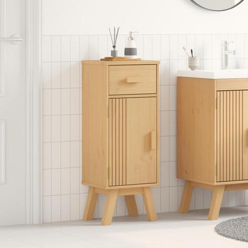 vidaXL Badkameropbergrek Olden35x30x90 cm Massief Houten, Huis en Inrichting, Badkamer | Badkamermeubels, Nieuw, Verzenden