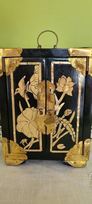 Sieradendoos - Verguld messing, Antiquités & Art, Curiosités & Brocante