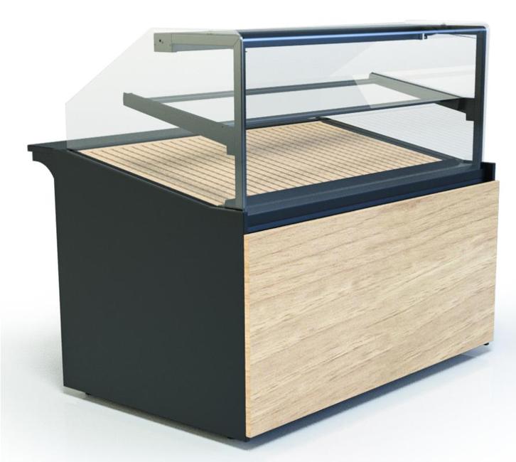 Neutrale Toonbank + Kruimellade | 0.038kW | Zwart/Hout |, Zakelijke goederen, Horeca | Keukenapparatuur, Nieuw in verpakking, Verzenden