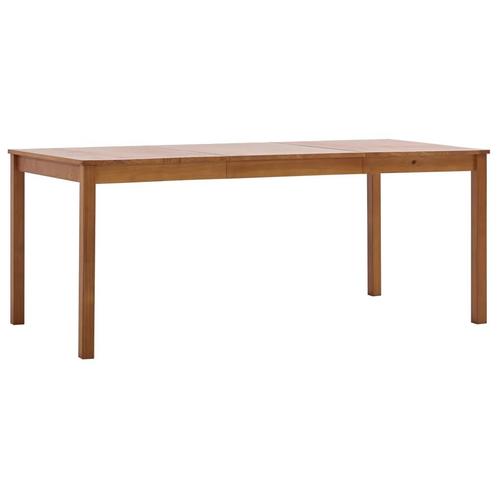 vidaXL Eettafel 180x90x73 cm grenenhout honingbruin, Maison & Meubles, Tables | Tables à manger, Envoi