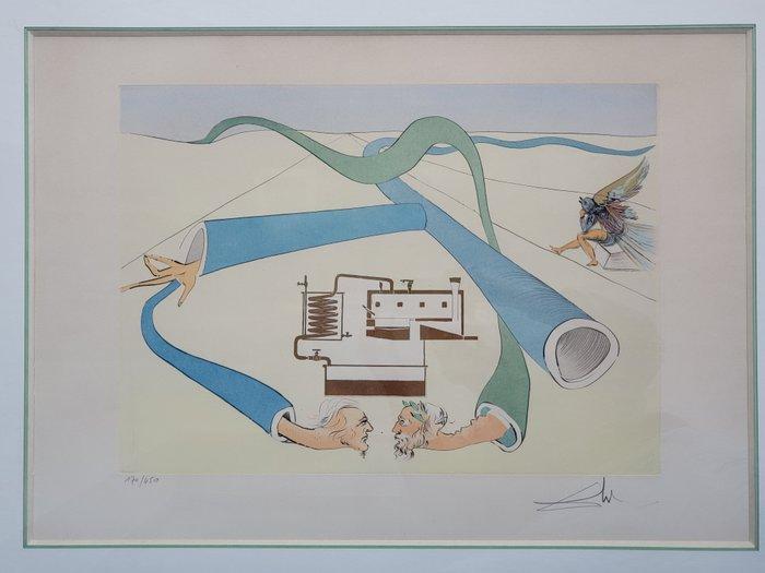 Salvador Dali (1904-1989) - Hommage a Leonardo da Vinci. Le, Antiquités & Art, Antiquités | Autres Antiquités