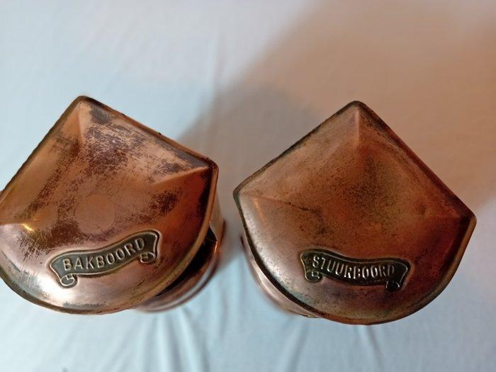 Objets maritimes (4) - Lentille en verre prismatique de, Antiquités & Art, Curiosités & Brocante