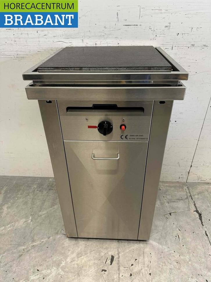 RVS Ivas Steengrill 47,5 x 47,5 cm Propaan Horeca, Zakelijke goederen, Horeca | Keukenapparatuur, Ophalen of Verzenden