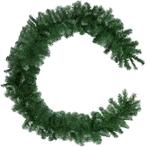 Kerstslinger natuurgetrouw met witte punten 2,7 m - groen, Nieuw, Verzenden