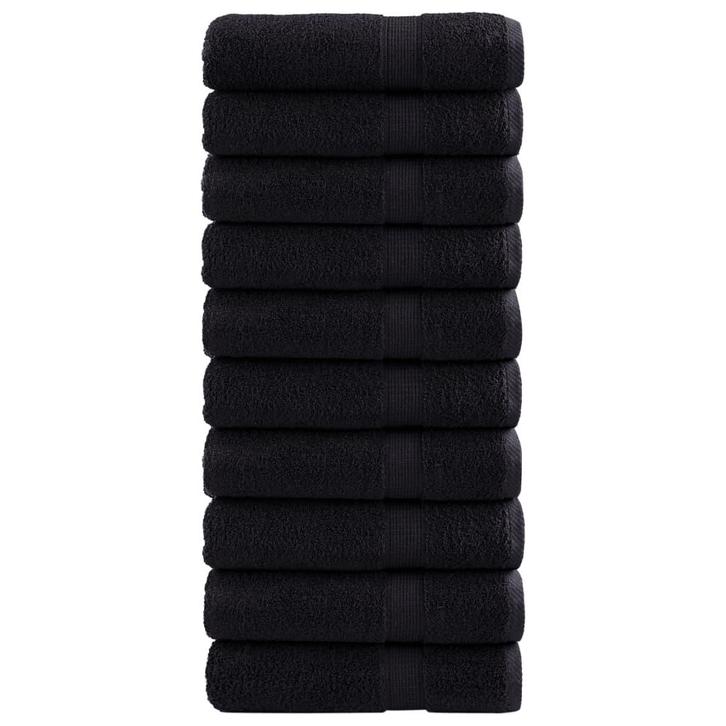 vidaXL Badhanddoeken SOLUND 10 st 600 g/m² 100x150 cm, Huis en Inrichting, Badkamer | Badtextiel en Accessoires, Nieuw, Verzenden