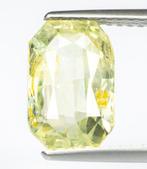 Zonder Minimumprijs Saffier  - 3.94 ct - Antwerp Laboratory, Handtassen en Accessoires, Edelstenen, Nieuw