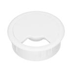 60mm Witte Bureau Kabeldoorvoer - 49.80.021 [2 Stuks], Verzenden, Nieuw