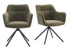 2dekans | Criks Design Preston draaibare eetkamerstoel 2, Huis en Inrichting, Ophalen of Verzenden, Nieuw
