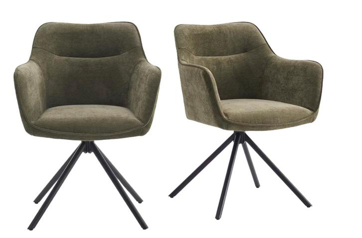 2dekans | Criks Design Preston draaibare eetkamerstoel 2, Huis en Inrichting, Stoelen, Ophalen of Verzenden