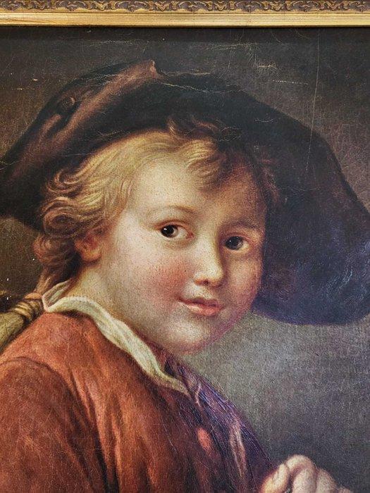 d’après Jean-Baptiste Greuze - Reproduction sur toile, Antiek en Kunst, Curiosa en Brocante