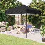 vidaXL Partytent inklapbaar 2x2 m zwart, Tuin en Terras, Verzenden, Nieuw