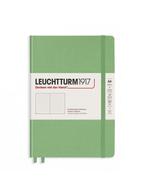 Leuchtturm notitieboek medium pastel groen dots op Overig, Verzenden