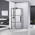 Aanbieding: Douchecabine Van Rijn Vijfhoek Aluminium Zwart, Doe-het-zelf en Bouw, Sanitair, Ophalen of Verzenden, Nieuw, Douche