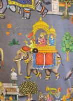 Tissu indien exclusif - 300x280cm - Artmaison gris - Textile