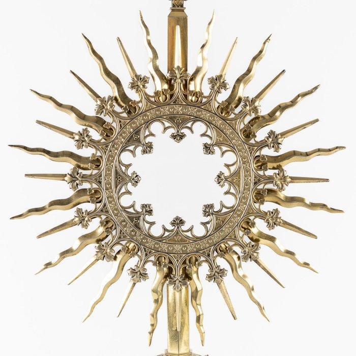 Monstrans, neogotiek, zilver, Placide Poussielgue-Rusand,, Antiek en Kunst, Kunst | Niet-Westerse kunst