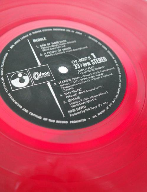 Pink Floyd - Meddle / Red Unique Japanese First Press - LP -, Cd's en Dvd's, Vinyl Singles
