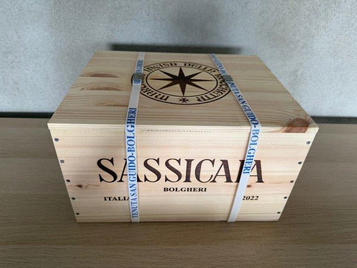 2022 Tenuta San Guido, Sassicaia - Bolgheri DOC - 6 Flessen, Verzamelen, Wijnen
