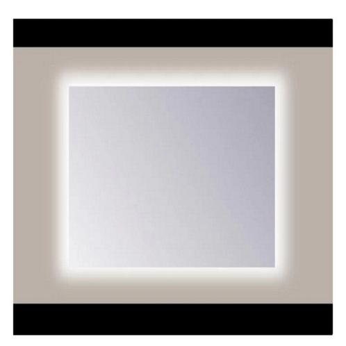 Spiegel Sanicare Q-Mirrors 85x60 cm PP-Geslepen Vierkant Met, Doe-het-zelf en Bouw, Sanitair, Bad, Nieuw, Ophalen of Verzenden