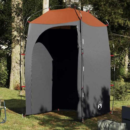 vidaXL Douchetent waterdicht grijs, Caravanes & Camping, Tentes, Envoi