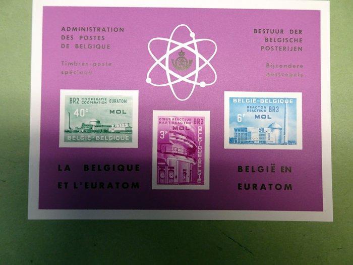 België 1957/1968 - Zes luxevelletjes, Postzegels en Munten, Postzegels | Europa | België