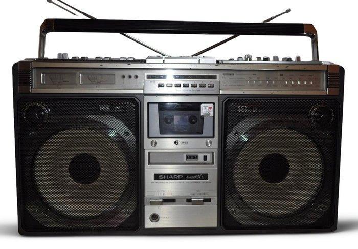 Sharp - GF-505SB Cassetterecorder-speler, TV, Hi-fi & Vidéo, Radios