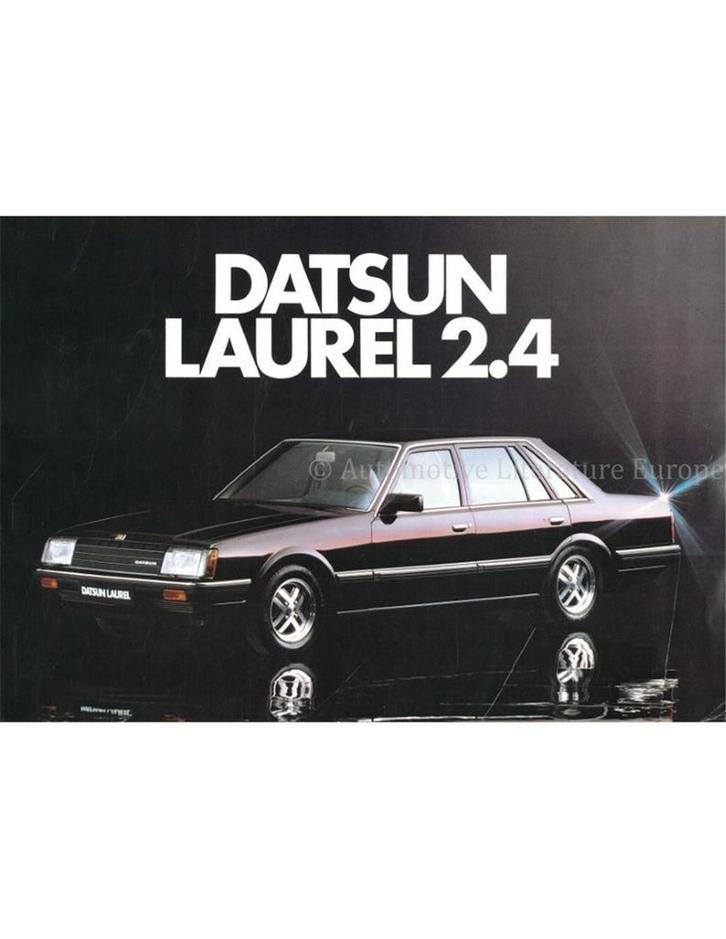 1984 DATSUN LAUREL BROCHURE DUITS, Boeken, Auto's | Folders en Tijdschriften