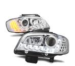 Phares Pour Seat Ibiza Cordoba 99-02 Led Daylights Chromé, Auto-onderdelen, Verzenden, Nieuw